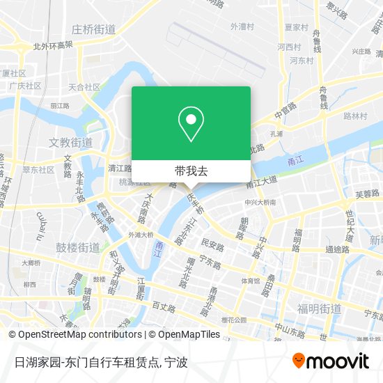日湖家园-东门自行车租赁点地图