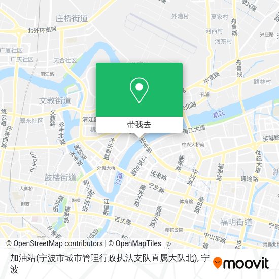 加油站(宁波市城市管理行政执法支队直属大队北)地图
