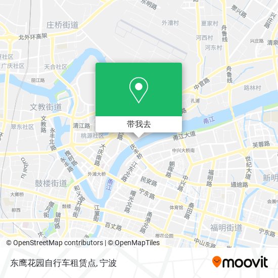 东鹰花园自行车租赁点地图
