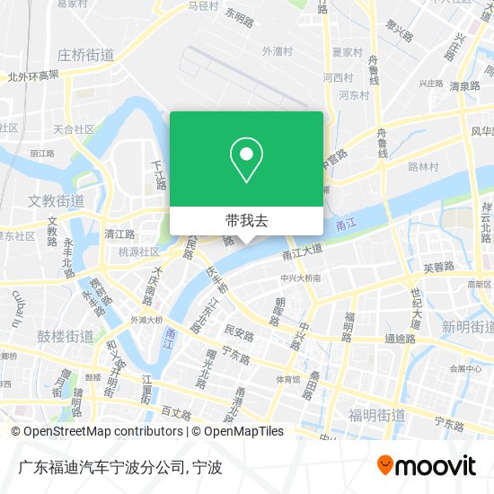 广东福迪汽车宁波分公司地图