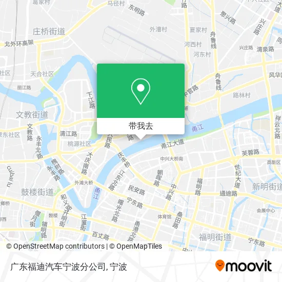 广东福迪汽车宁波分公司地图