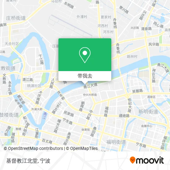 基督教江北堂地图