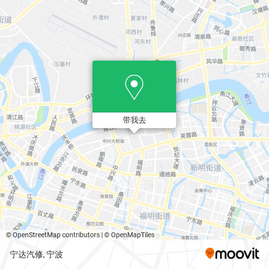 宁达汽修地图
