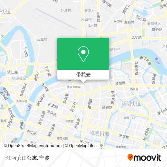 江南滨江公寓地图