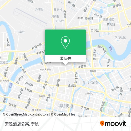 安逸酒店公寓地图