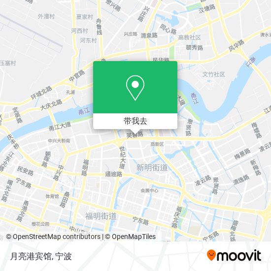 月亮港宾馆地图