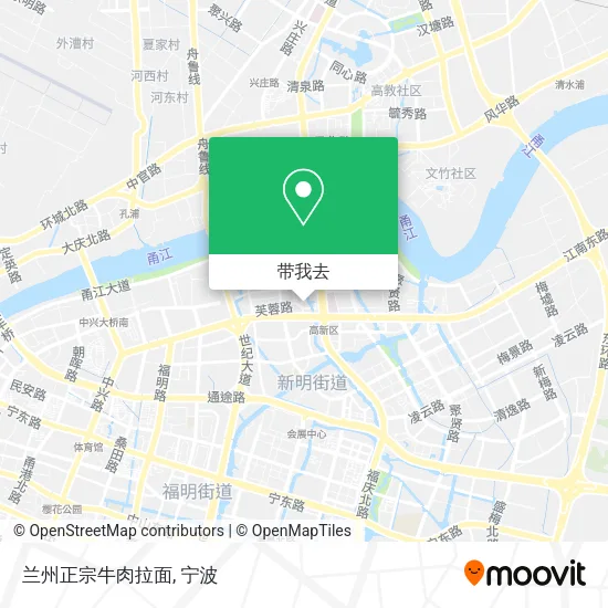 兰州正宗牛肉拉面地图