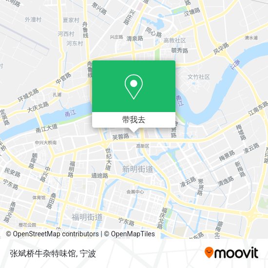 张斌桥牛杂特味馆地图