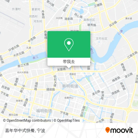 嘉年华中式快餐地图