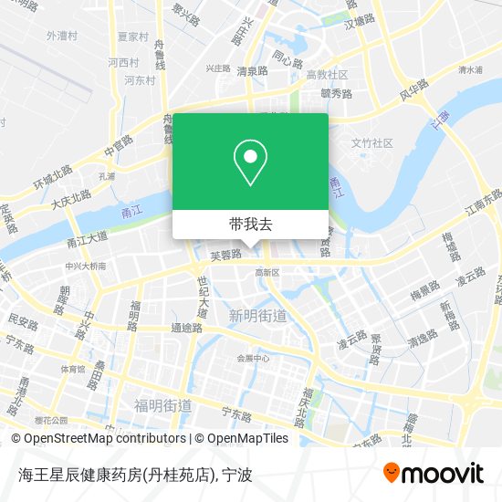 海王星辰健康药房(丹桂苑店)地图