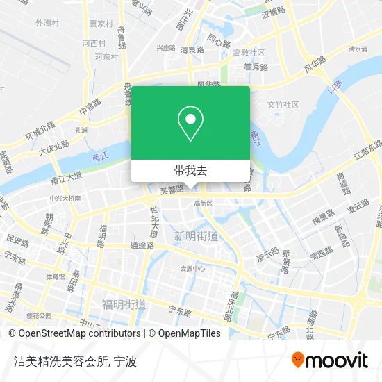 洁美精洗美容会所地图