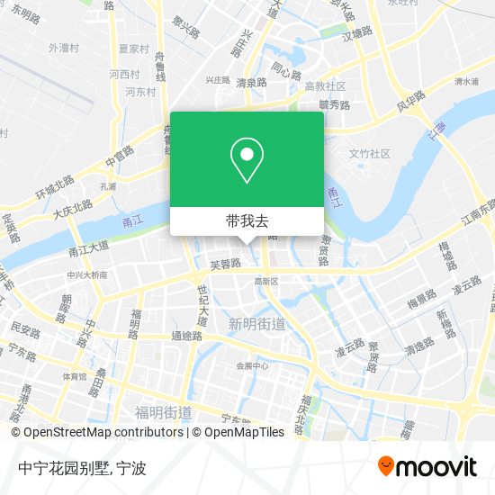 中宁花园别墅地图