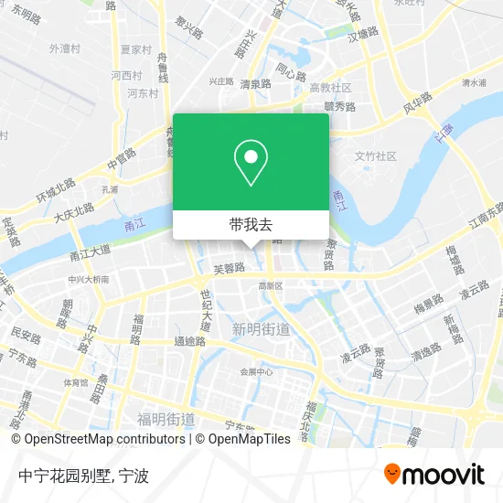 中宁花园别墅地图