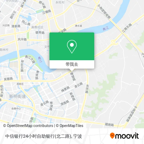中信银行24小时自助银行(北二路)地图