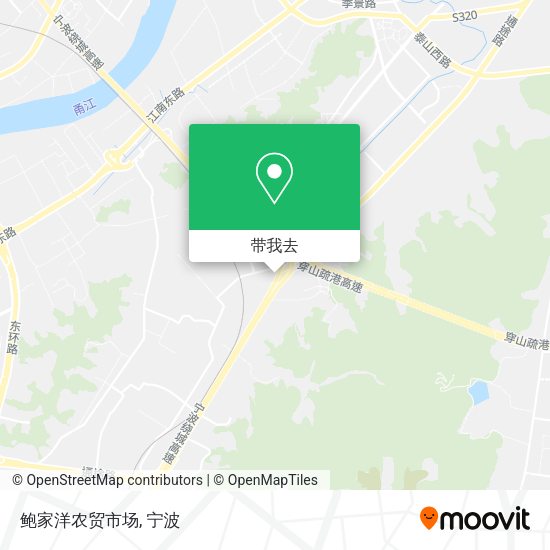鲍家洋农贸市场地图