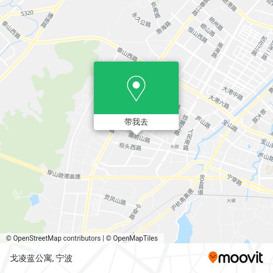 戈凌蓝公寓地图