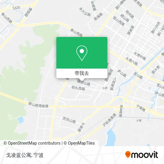 戈凌蓝公寓地图