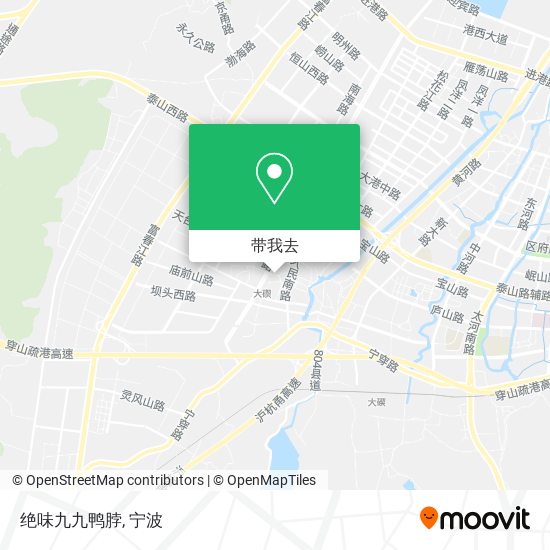绝味九九鸭脖地图