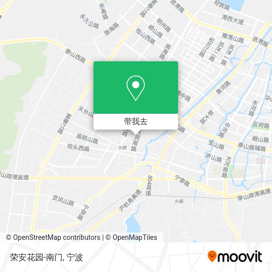 荣安花园-南门地图