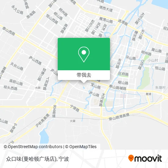 众口味(曼哈顿广场店)地图