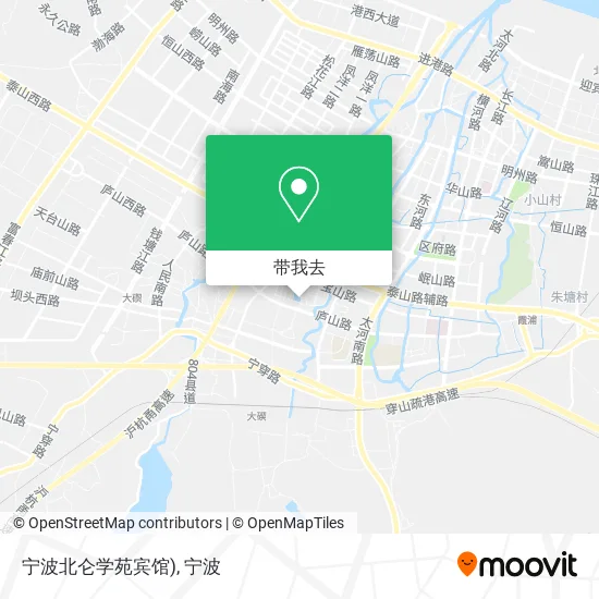 宁波北仑学苑宾馆)地图