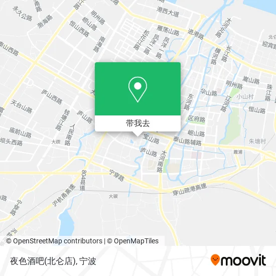 夜色酒吧(北仑店)地图