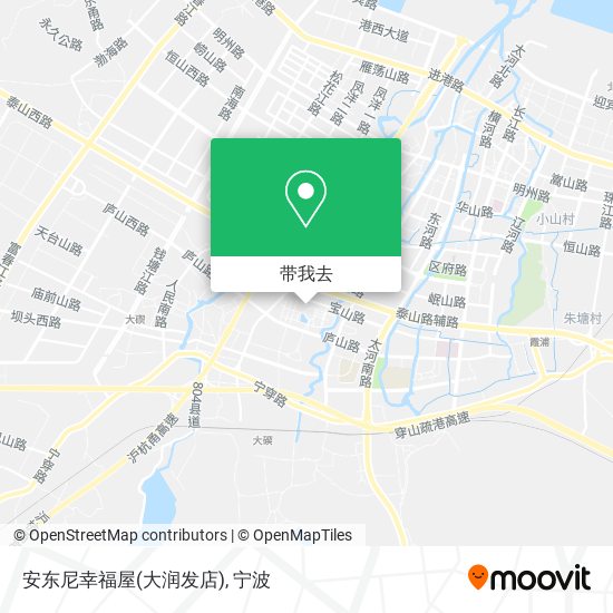 安东尼幸福屋(大润发店)地图