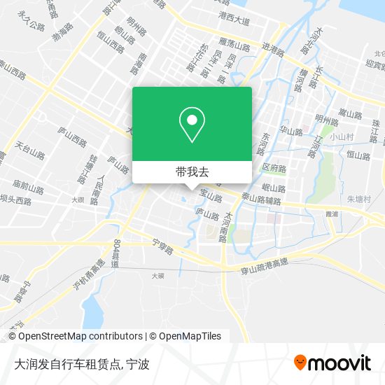 大润发自行车租赁点地图
