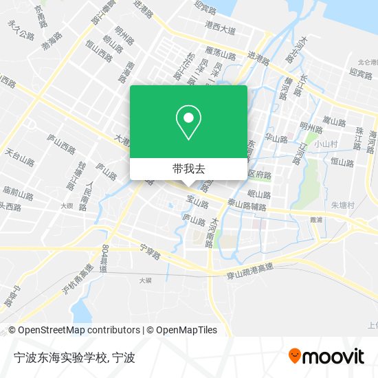 宁波东海实验学校地图