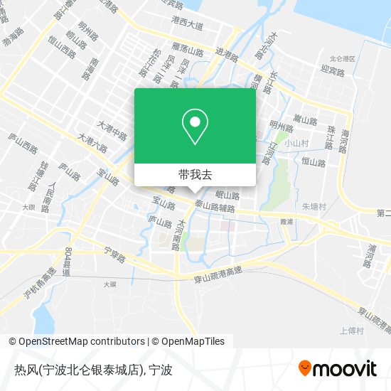 热风(宁波北仑银泰城店)地图