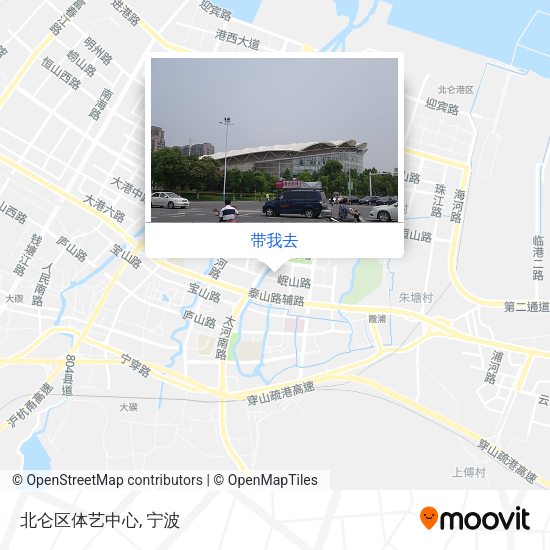 北仑区体艺中心地图