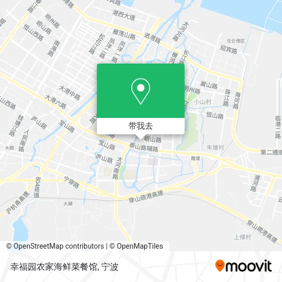 幸福园农家海鲜菜餐馆地图