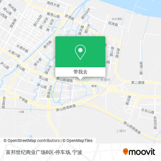 富邦世纪商业广场B区-停车场地图