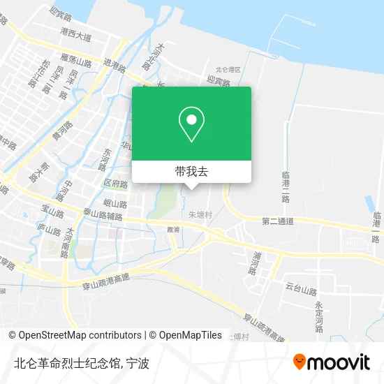 北仑革命烈士纪念馆地图