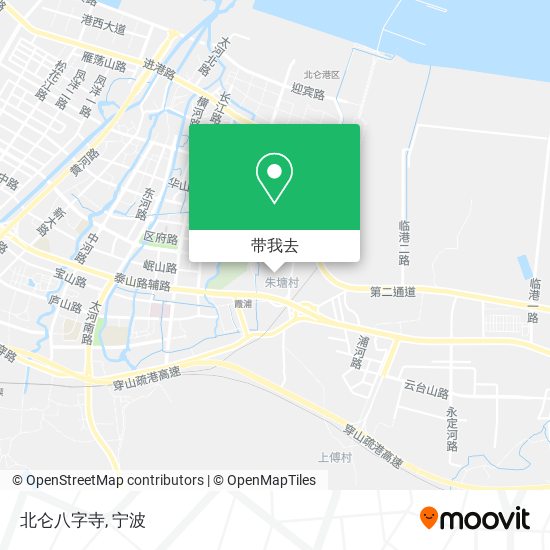北仑八字寺地图