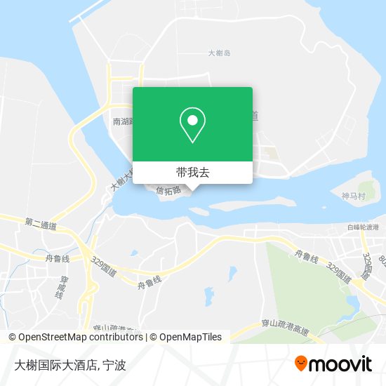 大榭国际大酒店地图