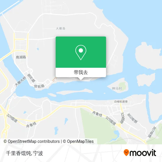 千里香馄饨地图
