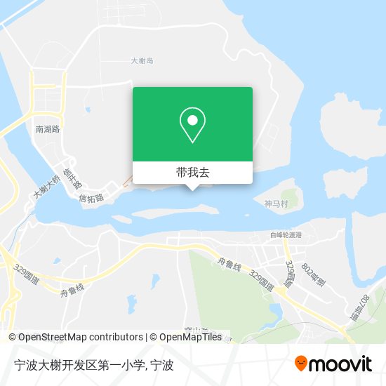 宁波大榭开发区第一小学地图