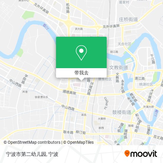 宁波市第二幼儿园地图