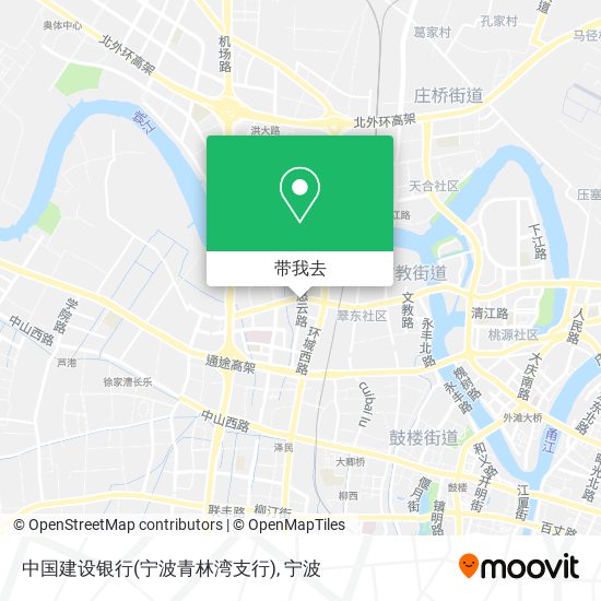 中国建设银行(宁波青林湾支行)地图