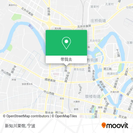 新知川菜馆地图