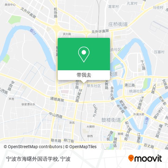 宁波市海曙外国语学校地图