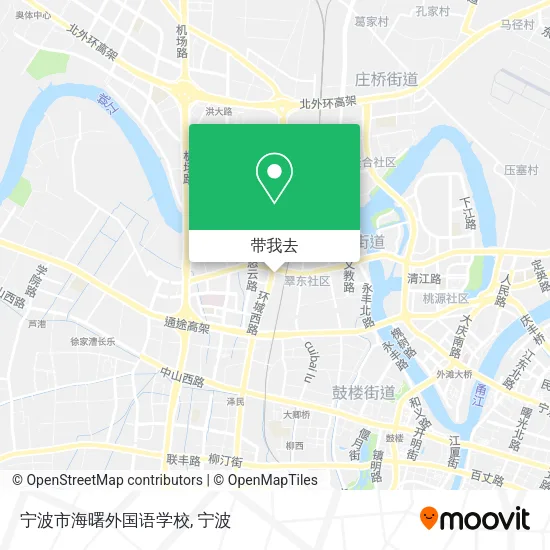 宁波市海曙外国语学校地图