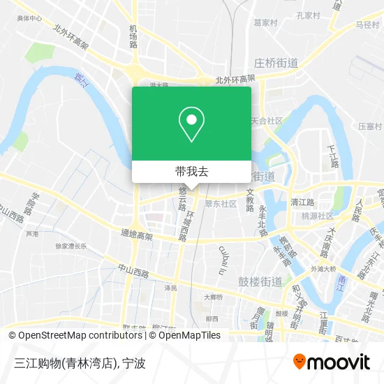 三江购物(青林湾店)地图
