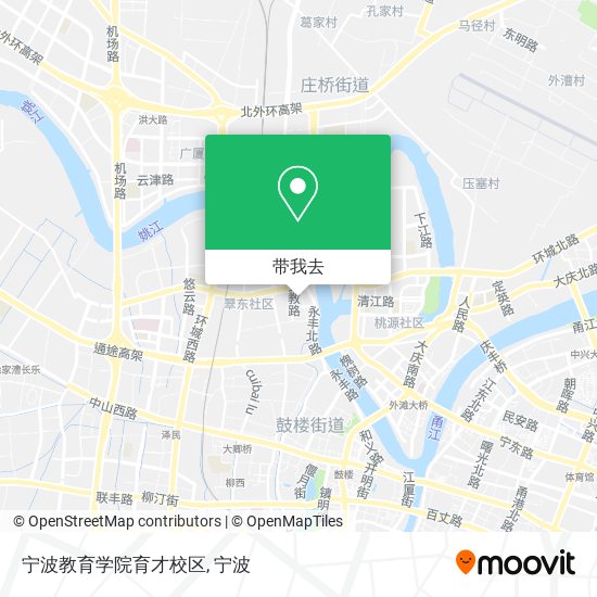 宁波教育学院育才校区地图