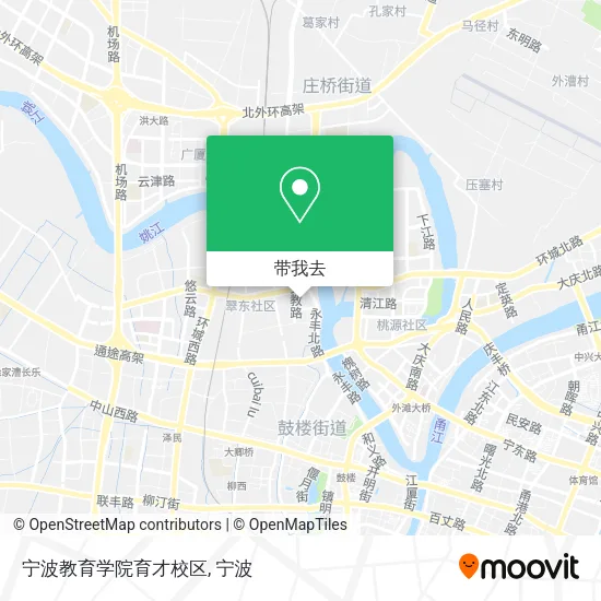 宁波教育学院育才校区地图