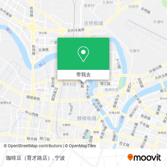 咖啡豆（育才路店）地图