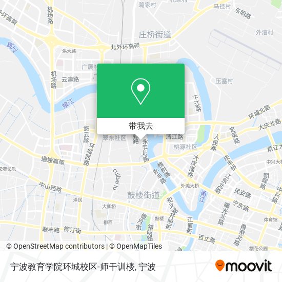 宁波教育学院环城校区-师干训楼地图