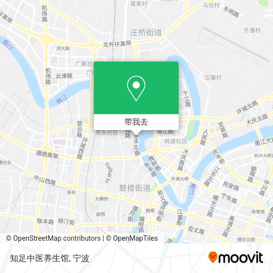 知足中医养生馆地图