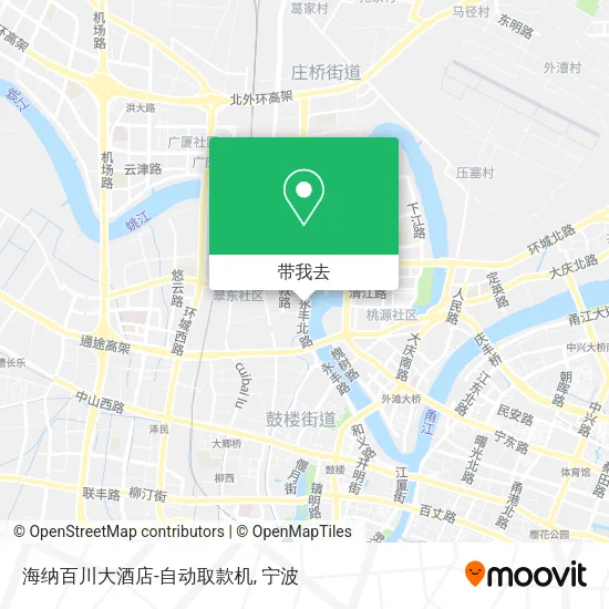 海纳百川大酒店-自动取款机地图